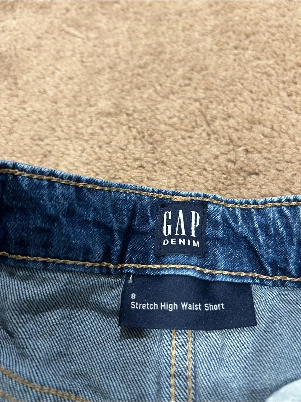 GAP Kids Dark Blue Denim Cutoff Shorts